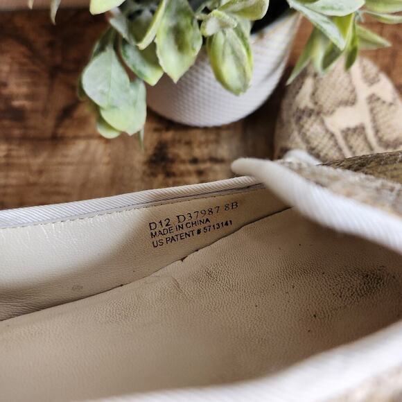 Cole Haan‎ Size 8 Women's Morgan Snake Print Slip On Flats - Picture 11 of 12
